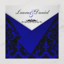 Recherche de cobalt blue mariage invitations Bleu royal