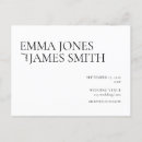 Recherche de menus typographie mariage invitations Minimaliste