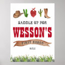 Suche nach cowboy party poster Erste rodeo
