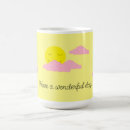 Recherche de nuages jaunes tasses Blanc