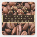Suche nach kaffeebohnen aufkleber Braun