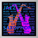 Recherche de vintage jazz posters Saxophone