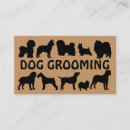 Recherche de silhouette chien cartes visite Toilettage de chien