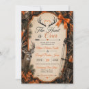 Recherche de chasse mariage invitations Bois de cerf
