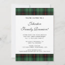 Recherche de motif tartan invitations Vert
