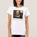 Recherche de shakespeare tshirts Texte