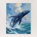 Recherche de baleine bleue puzzles Animal