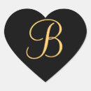 Recherche de monogramme b autocollants Initiales