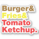 Recherche de ketchup autocollants Drôle