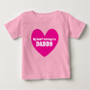 Recherche de daddy bébé tshirts Coeur