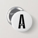 Recherche de initiale m badges Noir