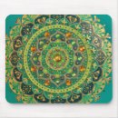 Recherche de mandala vert tapis souris Zen