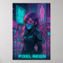 Recherche de fluo posters Futuriste