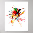 Recherche de moustache posters Coloré