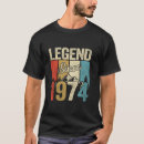 Suche nach legende seit 1974 tshirts Alt