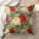 Recherche de léopard rouge coussins Motif animal