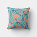 Recherche de turquoise corail coussins Contemporain