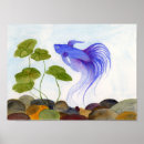 Suche nach fische im aquarium poster Aquarell
