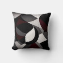 Recherche de marbre noir et blanc coussins Gris