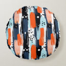 Recherche de bleu orange coussins Moderne