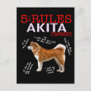 Recherche de akita inu cartes postales Animal de compagnie