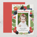 Recherche de fruit 1ans anniversaire invitations Rose