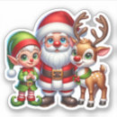 Suche nach weihnachtsmann cartoon aufkleber Santa claus