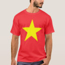 Suche nach vietnam flagge tshirts Gelber stern