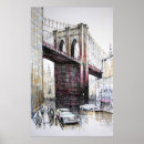 Recherche de brooklyn bridge posters New york