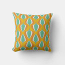 Recherche de turquoise et orange coussins Élégant