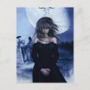 Recherche de fée goth cartes postales Féeries