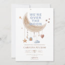 Recherche de over the moon baby shower invitations Espace