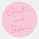 Recherche de rose et orange autocollants Simple