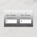 Recherche de étiquette noir cartes visite Boutique