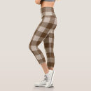 Recherche de brown plaid leggings Brun