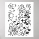 Suche nach schmetterling und blume poster Für kinder