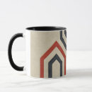 Recherche de motif graphique géométrique tasses Contemporain