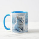 Suche nach katze im schnee tassen Winter