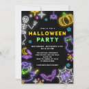Recherche de neon halloween invitations Fluorescent
