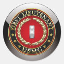 Recherche de lieutenant autocollants Usmc 1stlt de promotion
