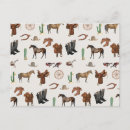 Recherche de motif de cheval cartes postales Cowboy