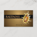 Recherche de brasseur cartes visite Barman