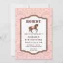 Recherche de cheval rose invitations Pour enfants