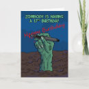 Recherche de zombie anniversaire cartes Salutation