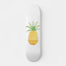 Recherche de ananas skateboards Aquarelle