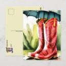 Recherche de bottes cartes postales Bottes en caoutchouc