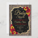 Recherche de bois rouge foncé invitations Fleurs