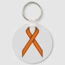 Recherche de ruban de leucémie porteclés Orange
