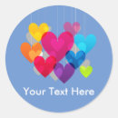 Recherche de arrière plan bleu autocollants Coloré