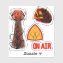 Recherche de radio autocollants Rouge